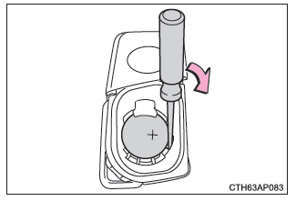 Pila del control remoto inalámbrico/llave electrónica